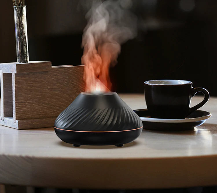 Diffuseur d'Huile Essentielle Effet Flamme