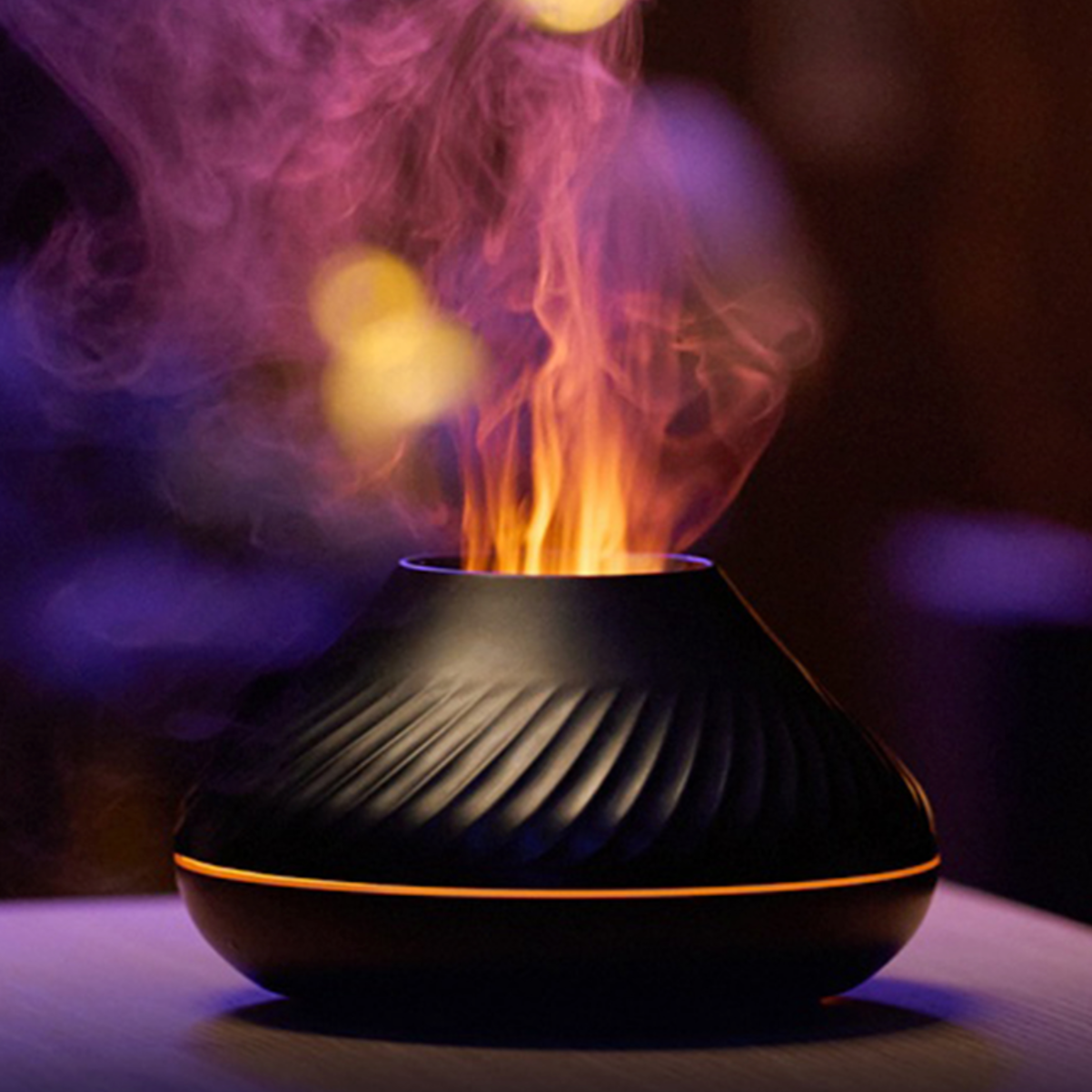 Diffuseur d'Huile Essentielle Effet Flamme - jaimemonsommeil